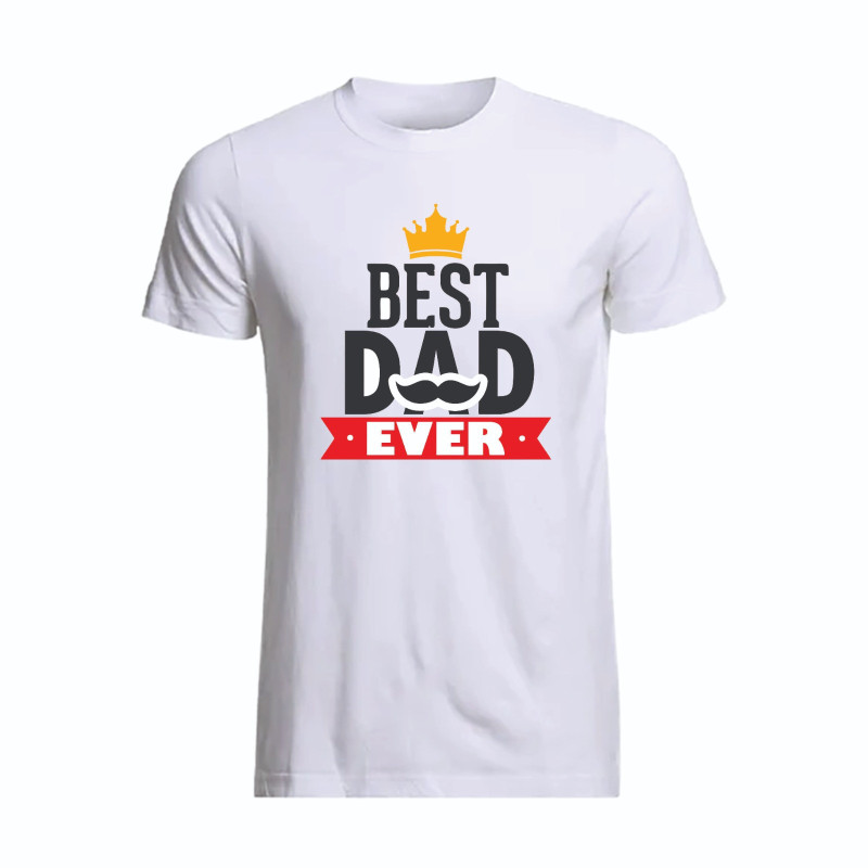 Fathers Day Customised Cotton T-shirt unisex