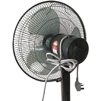 SHARP 16 Inches/40cms Blade 50 Watts Pedestal Free Standing Fan, Made In Malaysia, Pjs169 - Dark Grey"Min 1 year manufacturer warranty"