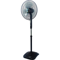 SHARP 16 Inches/40cms Blade 50 Watts Pedestal Free Standing Fan, Made In Malaysia, Pjs169 - Dark Grey"Min 1 year manufacturer warranty"
