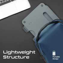 Promate Laptop Stand, Ergonomic Aluminum Alloy Sit To Stand Laptop Riser With Anti-Slip Pads, Deskmate-7