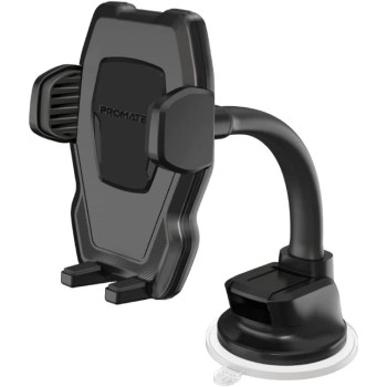 Promate Car Phone Holder, Premium Anti-Distraction Dashboard Car Phone Mount For Iphone 14, Galaxy S22, Dashmount
