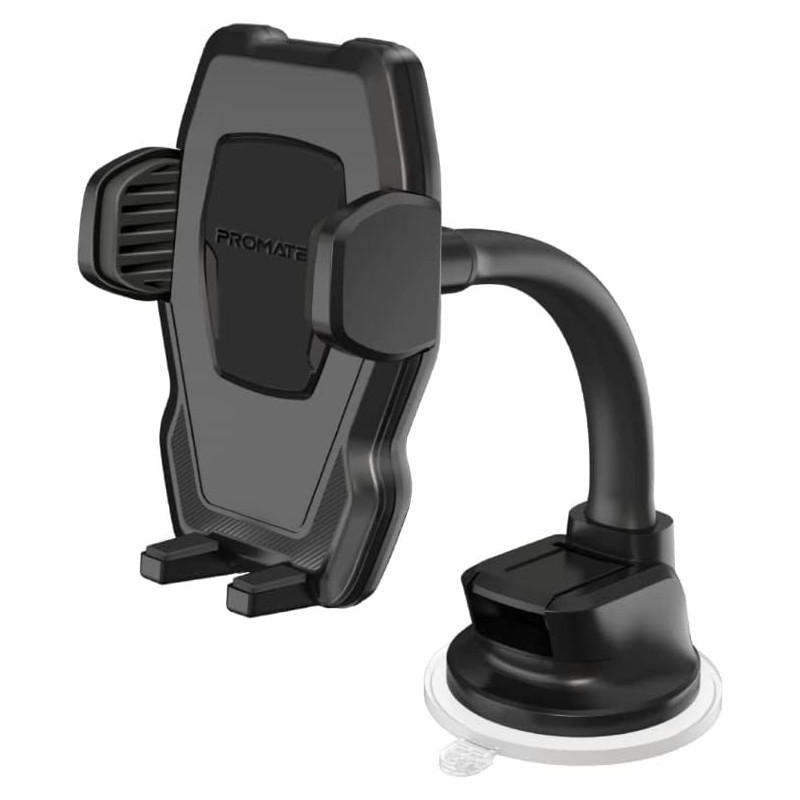 Promate Car Phone Holder, Premium Anti-Distraction Dashboard Car Phone Mount For Iphone 14, Galaxy S22, Dashmount