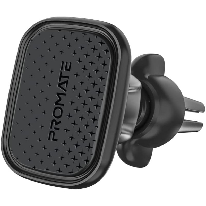 Promate Magnetic Car Mount, Universal Cradleless Ac Vent Phone-Holder,360-Degree Rotatable Design For Iphone13, Samsung S22, Ventmag-Xl