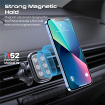 Promate Magnetic Car Mount,Universal Cradleless Ac Vent Phone Holder With 360-Degree Rotatable Design For Iphone14, S23, Ventmag-L