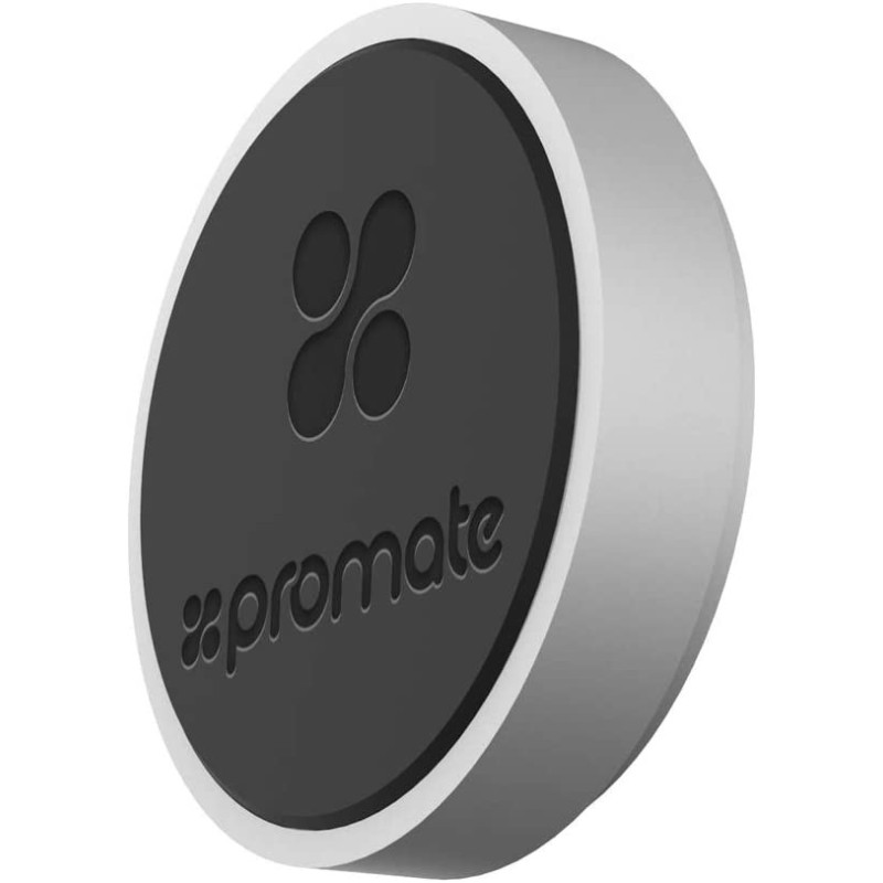 Promate Magnetic Mount, Universal Flat Stick On Dashboard Magnetic Mount Holder For Smartphones, Gps And Mini Tablets, Magmini