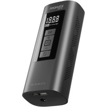 Promate Portable Air Compressor, 4-In-1 Compact Electric Air Pump With 6000Mah Power Bank, Usb-Powered Smartphones, Aerify