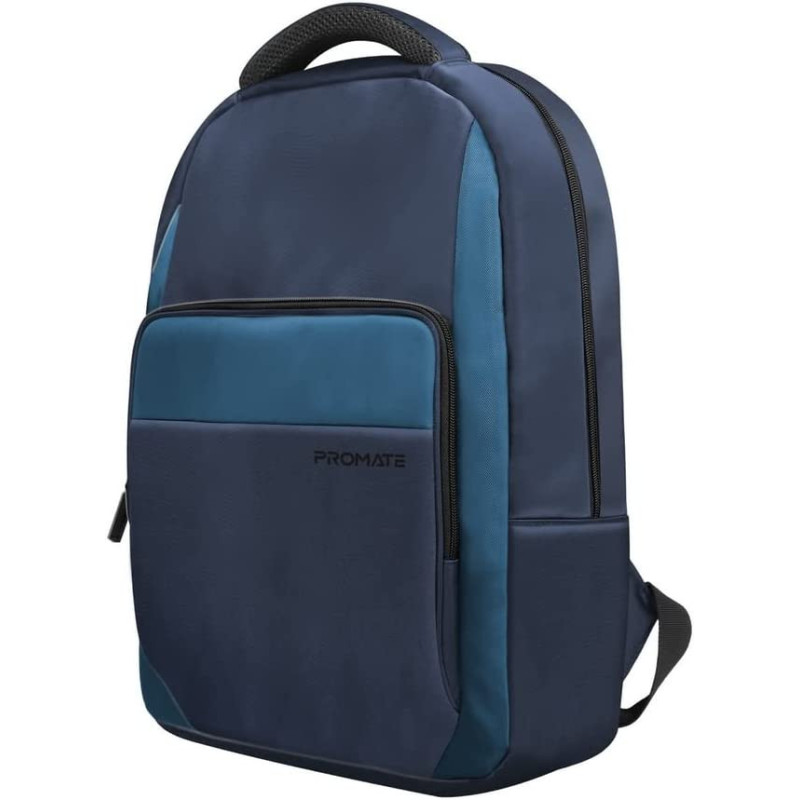 Promate Laptop Backpack, Lightweight Comfortable 15.6 Inch Laptop Backpack, Macbook Air, iPad Air, XPS 13, Limber-Bp, Blue