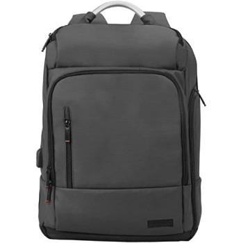 Promate Laptop Backpack, Multi-Storage Water-Resistant 17.3 Inch Laptop Bag With Anti-Theft Pockets, Trekpack-Bp - Black