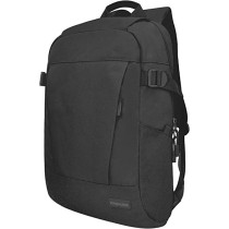 Promate Laptop Backpack, Premium Comfortable 15.6 Inch Laptop Backpack With Secure Zippers, Birger Black