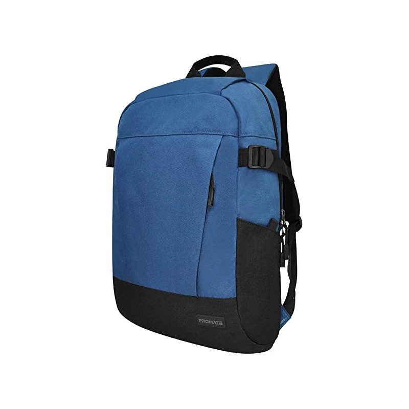 Promate Unisex Laptop Backpack, Blue