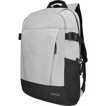 Promate Laptop Backpack, Premium Comfortable 15.6 Inch Laptop Backpack With Secure Zippers, Side Pockets, Padded Straps And Lightweight Design For Macbook Pro, Ipad Air, Dell Xps 13, Birger Grey