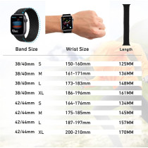 Promate Solo Loop Nylon Braided Strap For Apple Watch With Secure Fit For Apple Watch Series 1,2,3,4,5,6, Se (Charcoal)