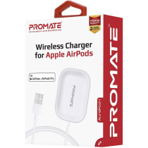 Promate Wireless Charger For Airpods, Powerful 5W Wireless Charging Dock With Over-Charging Protection For Airpods,Airpods Pro, Aurapod-1