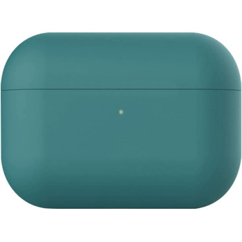 Promate Airpods Pro Case Cover,Slim-Fit Soft Silicone Full Protective Shockproof Cover For Apple Airpods Pro,Aircase-Pro (Green)