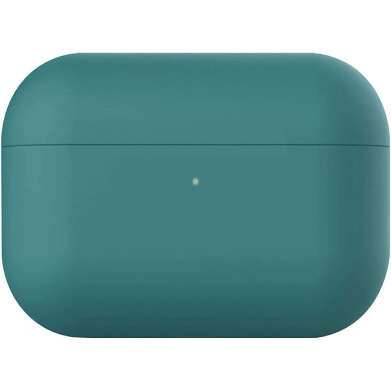 Promate Airpods Pro Case Cover,Slim-Fit Soft Silicone Full Protective Shockproof Cover For Apple Airpods Pro,Aircase-Pro (Green)