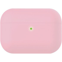 Promate Airpods Pro Case Cover,Slim-Fit Soft Silicone Full Protective Shockproof Cover For Apple Airpods Pro,Aircase-Pro (Pink)