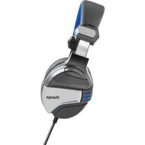 Vertux Wired Gaming Headphone,Over-Ear Surround Sound Multi-Platform,3.5Mm Audio Jack,Adjustable Noise Isolating Mic, Malaga Red