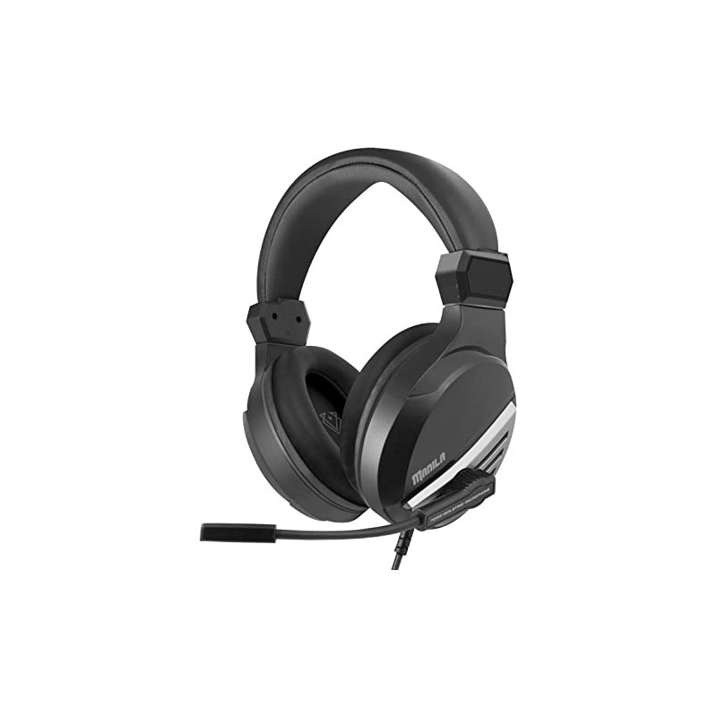 Vertux Gaming Headphone, Premium Over-Ear 3.5Mm Wired Gaming Headset With 7.1 Surround Sound For Ps4/Pc/Smartphone, Manila Black