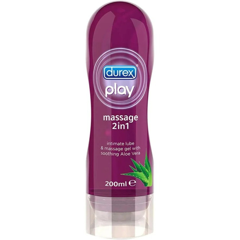 Durex Play Massage 2 In 1 Lubricant Soothing Aloe Vera 200Ml