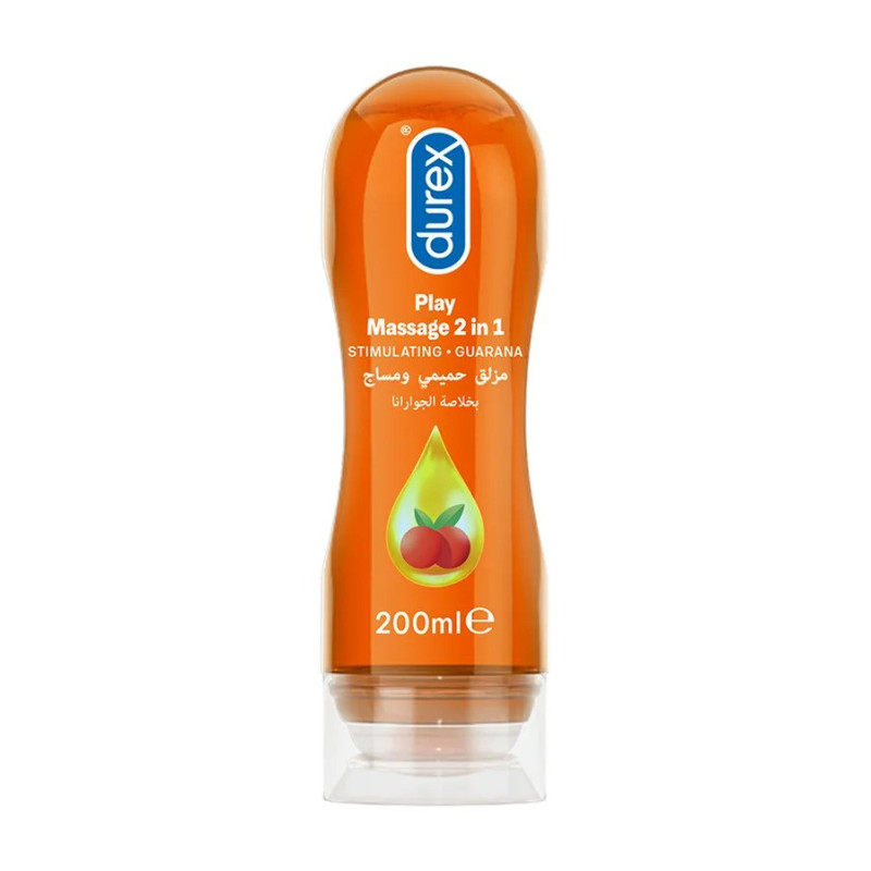 Durex Play Stimultrating Massage 2In1 Lube Arousing Guarana - 200Ml Gel