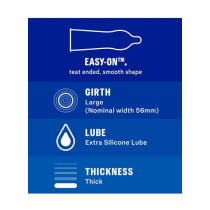 Durex 12-Piece Latex Extra Safe Condoms