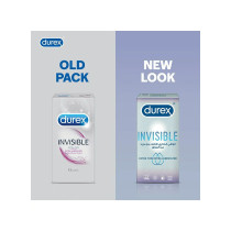Durex Invisible Extra Thin Lubricated Condoms 12 Pieces