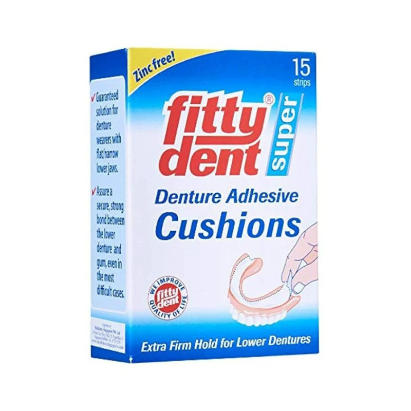 Fittydent Denture Adhesive Cushions White