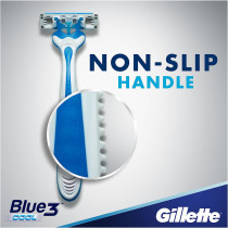 Gillette 8-Piece Blue3 Cool Razor Set Blue/Silver