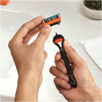 Gillette 4-Piece Fusion5 Razor Blades Orange/Silver