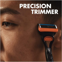 Gillette 4-Piece Fusion5 Razor Blades Orange/Silver