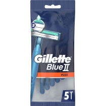 Gillette Blue Ii Plus MenÃ¢â‚¬â„¢S Disposable Razors, 5 Count