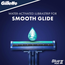 Gillette Blue Ii Plus MenÃ¢â‚¬â„¢S Disposable Razors, 5 Count