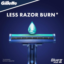 Gillette Blue Ii Plus MenÃ¢â‚¬â„¢S Disposable Razors, 5 Count