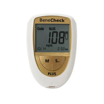 BeneCheck Plus 3 In 1 Cholesterol + Uric Acid + Glucose Meter Kit