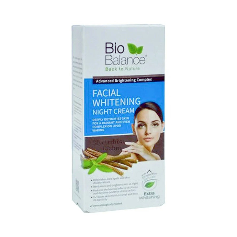 Bio Balance Facial Whitening Night Cream White 55Ml