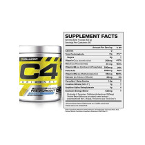 CELLUCOR C4 Original Explosive Pre-Workout - Icy Blue Raz - 60 Servings