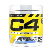 CELLUCOR C4 Original Explosive Pre-Workout - Icy Blue Raz - 60 Servings