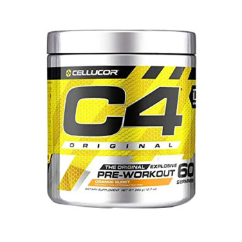 CELLUCOR C4 Original Explosive Pre-Workout - Orange Burst - 60 Servings