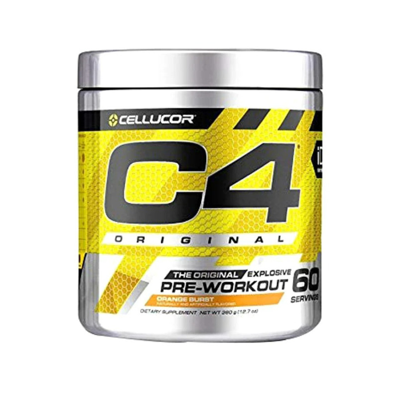 CELLUCOR C4 Original Explosive Pre-Workout - Orange Burst - 60 Servings
