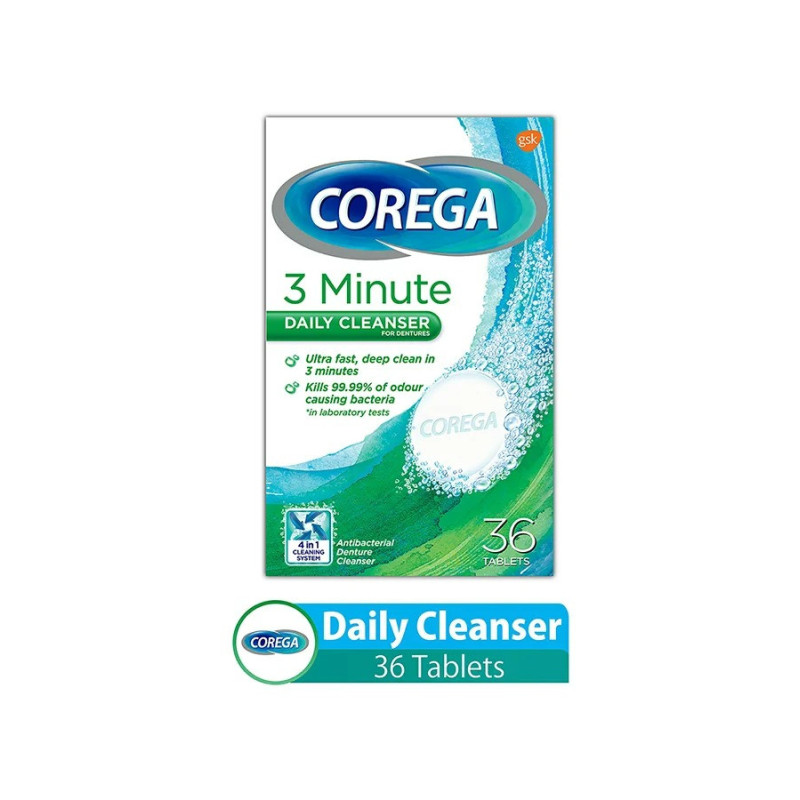 COREGA Tabs Denture Cleaning 36 Tabs