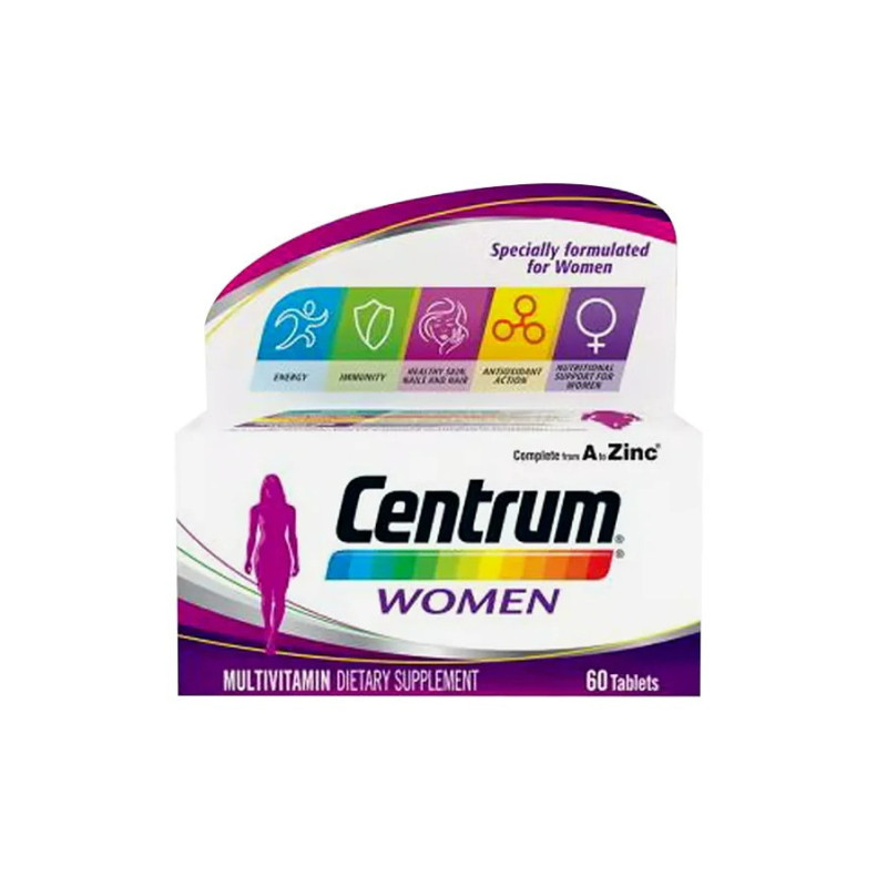 Centrum Women Multivitamins And Minerals Supplement 60 Tablets