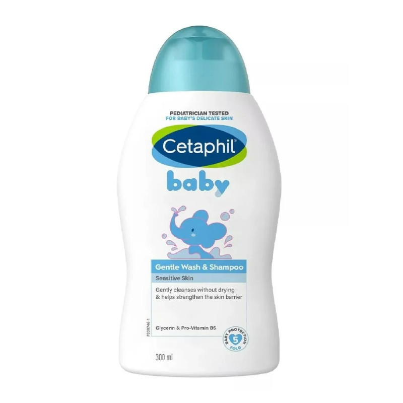 Cetaphil Baby Gentle Wash & Shampoo For Sensitive Skin 300Ml