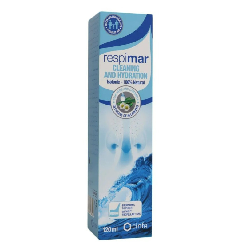 Cinfa Respimar Cleaning And Hydration Nasal Spray 120Ml