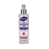 COSMO Pack Of 2 Instant Hand Sanitizer Spray Blue 250Ml