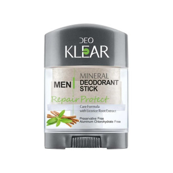 DEO KLEAR Mineral Deodorant Stick Men- Extra Protect 70G