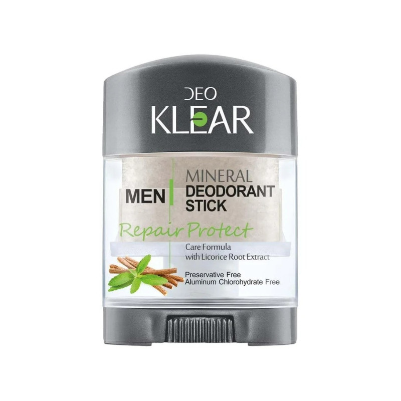 DEO KLEAR Mineral Deodorant Stick Men- Extra Protect 70G