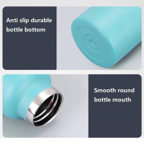 Eazy Kids Stainless Steel Water Bottle 350ml - Blue For All Ages, Unisex (EZ_SSWB_350BU)