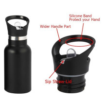 Eazy Kids Stainless Steel Water Bottle 500ml - Black For All Ages, Unisex (EZ_SSWB_500BK)