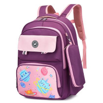 Eazy Kids Unicorn Planet school bag w/t Pencil Case-Purple For 3YearsPlus, Unisex (EZ_SB01_PU)