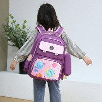Eazy Kids Unicorn Planet school bag w/t Pencil Case-Purple For 3YearsPlus, Unisex (EZ_SB01_PU)